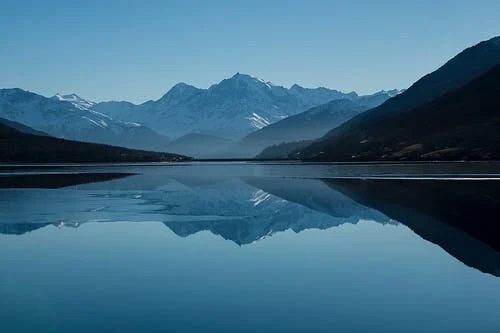 paesaggio lago di Montagna 